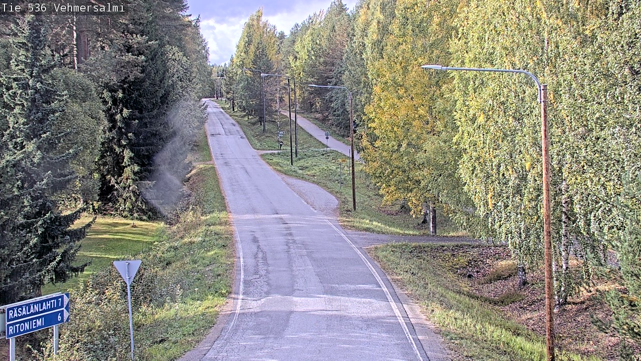 Weather Camera Image Road 536 Kuopio, Vehmersalmi, Kuopio, Pohjois-Savo