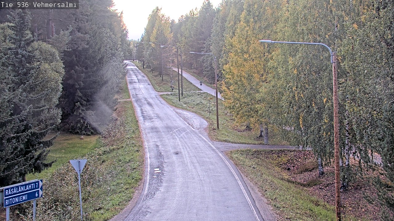 Weather Camera Image Road 536 Kuopio, Vehmersalmi, Kuopio, Pohjois-Savo