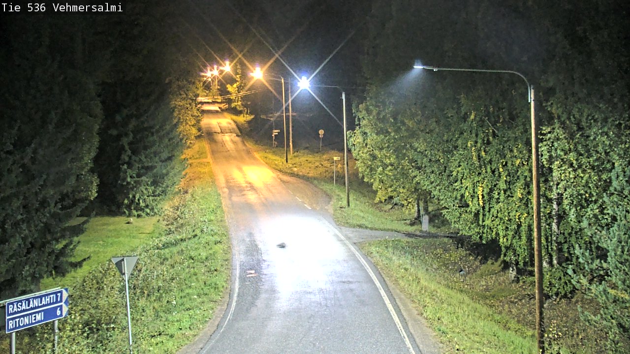 Weather Camera Image Road 536 Kuopio, Vehmersalmi, Kuopio, Pohjois-Savo