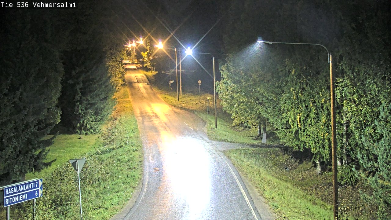 Weather Camera Image Road 536 Kuopio, Vehmersalmi, Kuopio, Pohjois-Savo