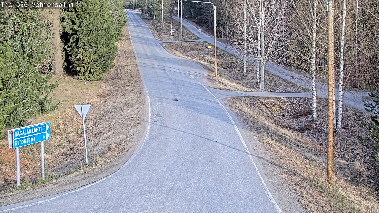 Kelikamerat Kuva Tie 536 Kuopio, Vehmersalmi, Kuopio, Pohjois-Savo