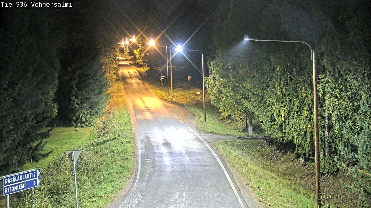 Weather Camera Image Road 536 Kuopio, Vehmersalmi, Kuopio, Pohjois-Savo