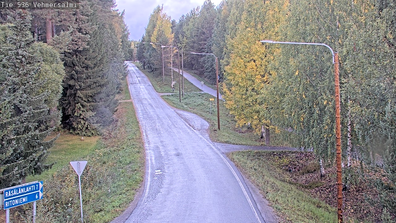 Weather Camera Image Road 536 Kuopio, Vehmersalmi, Kuopio, Pohjois-Savo