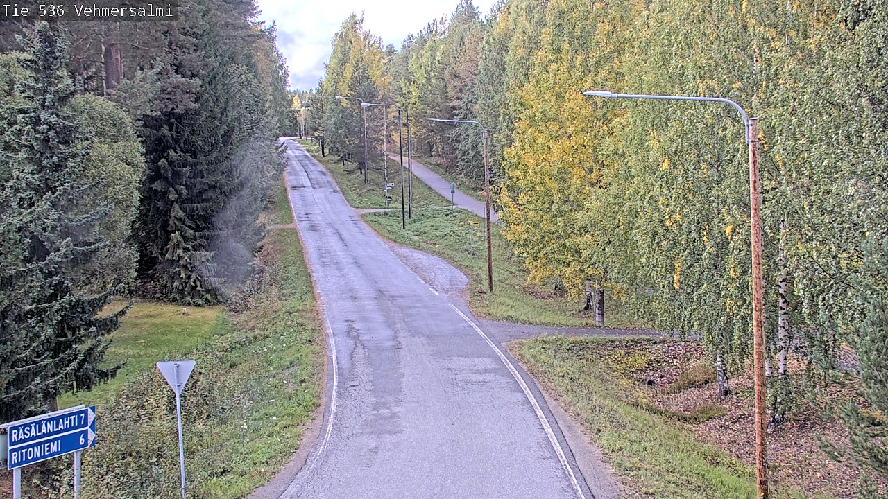 Weather Camera Image Road 536 Kuopio, Vehmersalmi, Kuopio, Pohjois-Savo