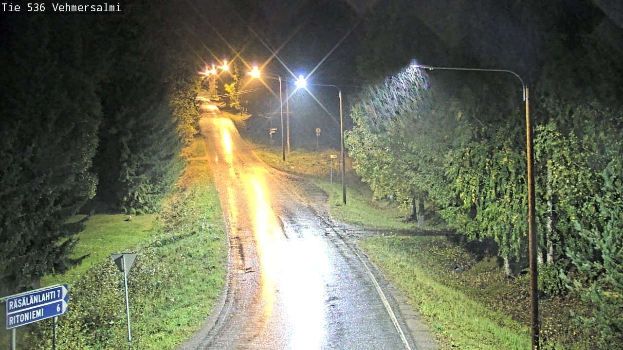Weather Camera Image Road 536 Kuopio, Vehmersalmi, Kuopio, Pohjois-Savo