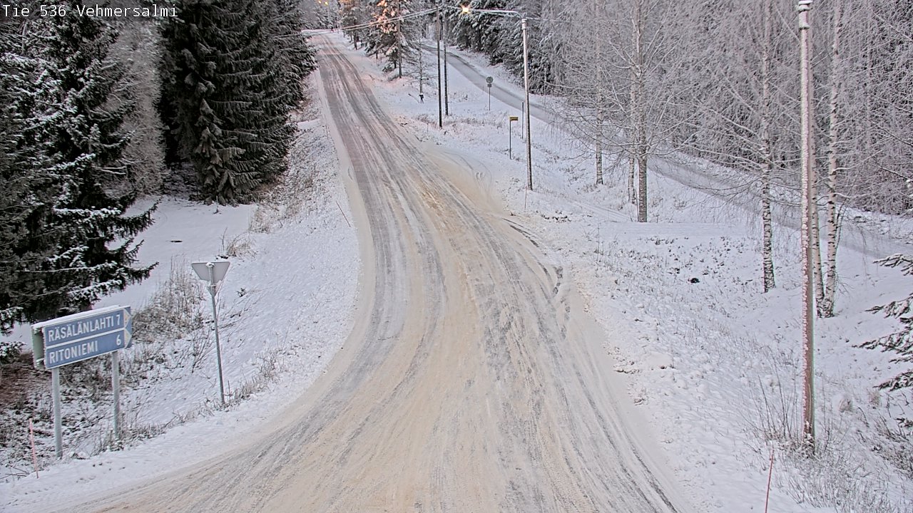 Kelikamerat Kuva Tie 536 Kuopio, Vehmersalmi, Kuopio, Pohjois-Savo