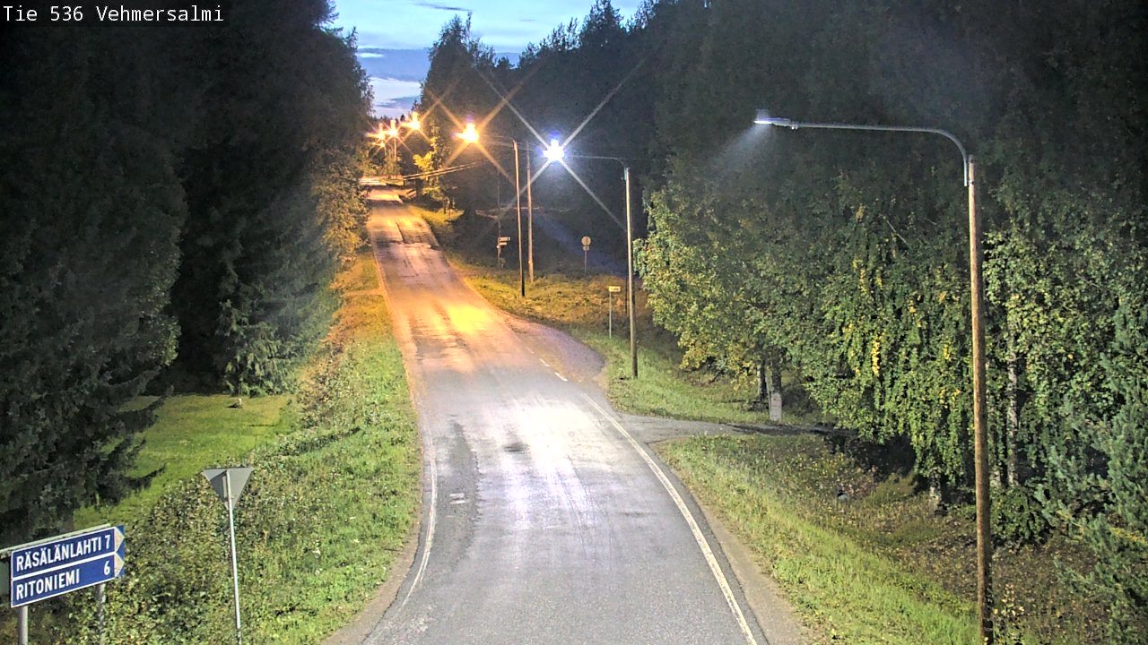 Weather Camera Image Road 536 Kuopio, Vehmersalmi, Kuopio, Pohjois-Savo