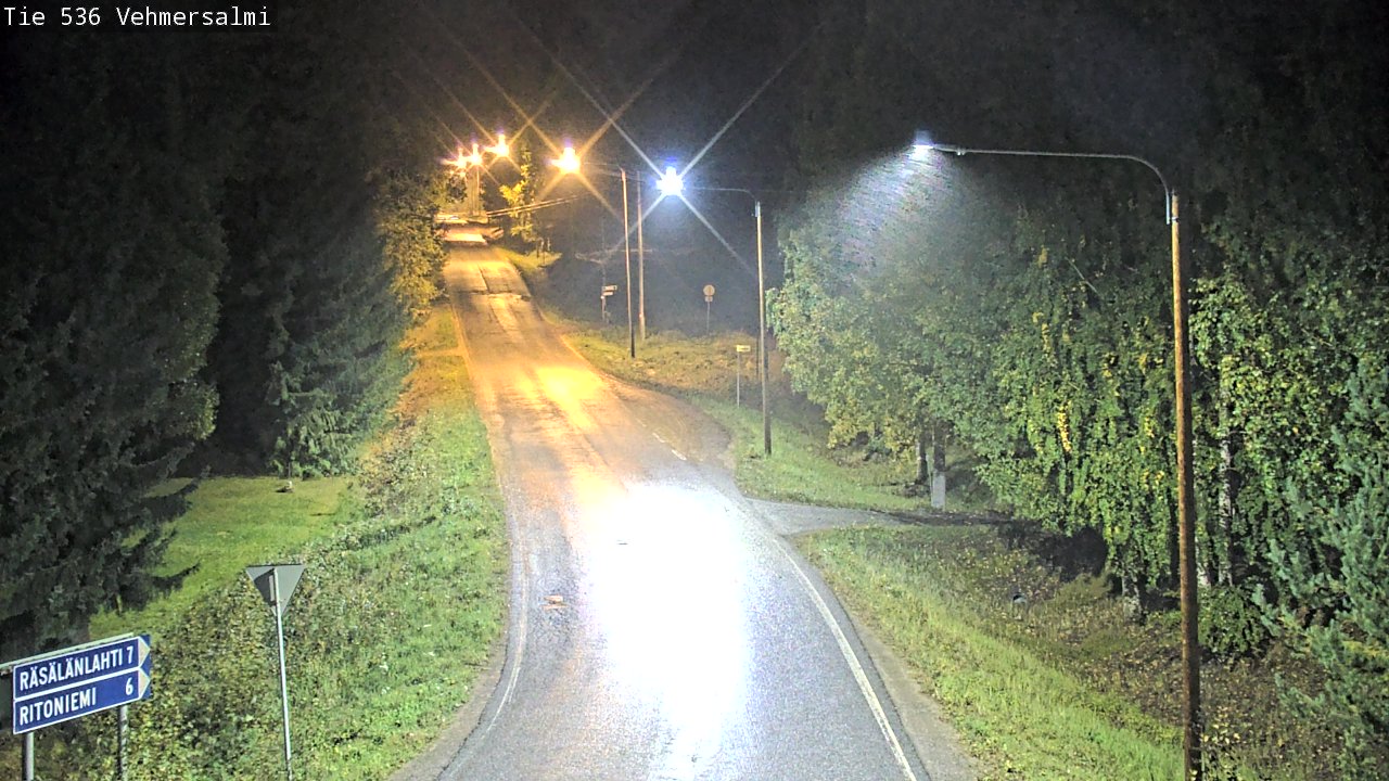 Weather Camera Image Road 536 Kuopio, Vehmersalmi, Kuopio, Pohjois-Savo