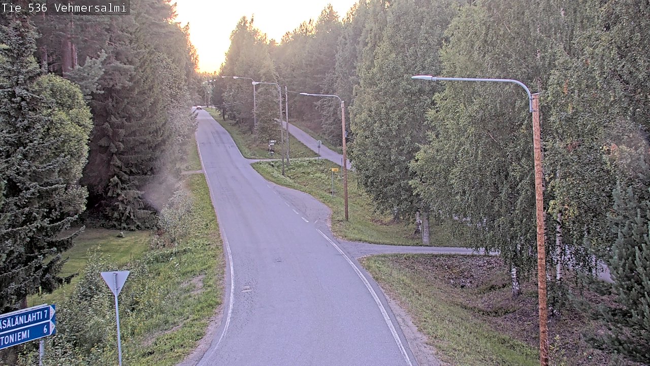 Kelikamerat Kuva Tie 536 Kuopio, Vehmersalmi, Kuopio, Pohjois-Savo