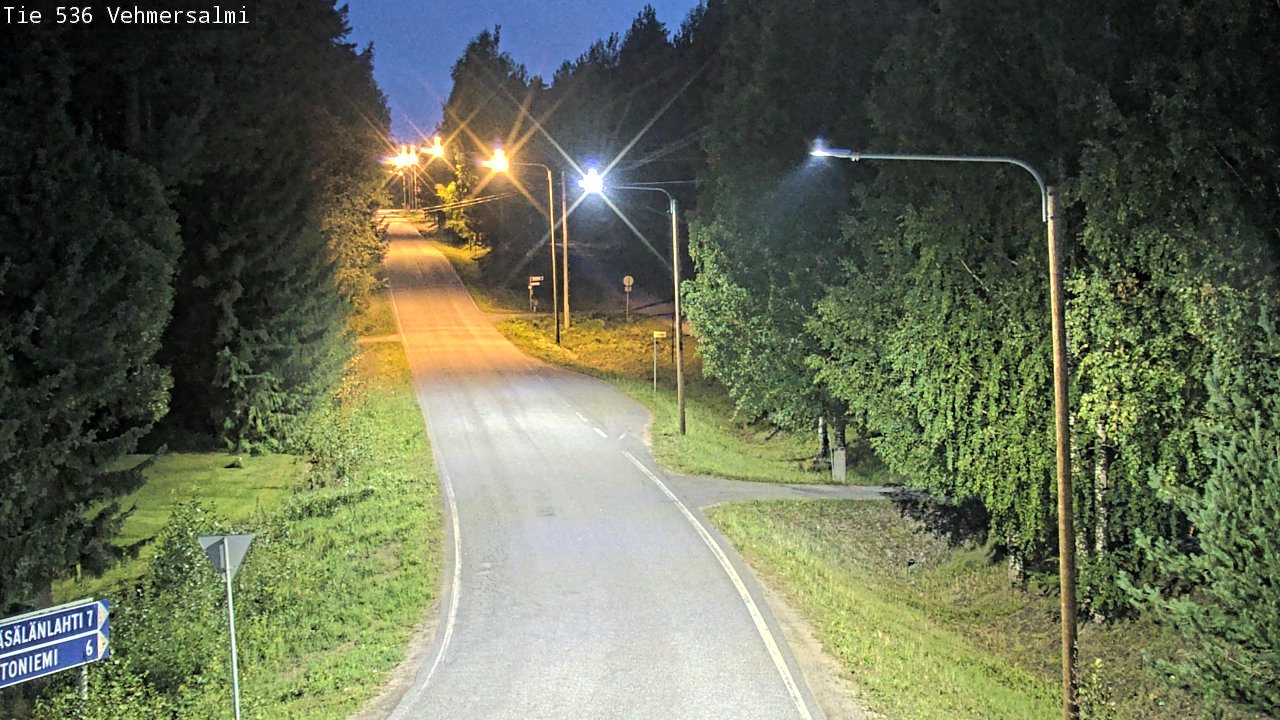 Kelikamerat Kuva Tie 536 Kuopio, Vehmersalmi, Kuopio, Pohjois-Savo