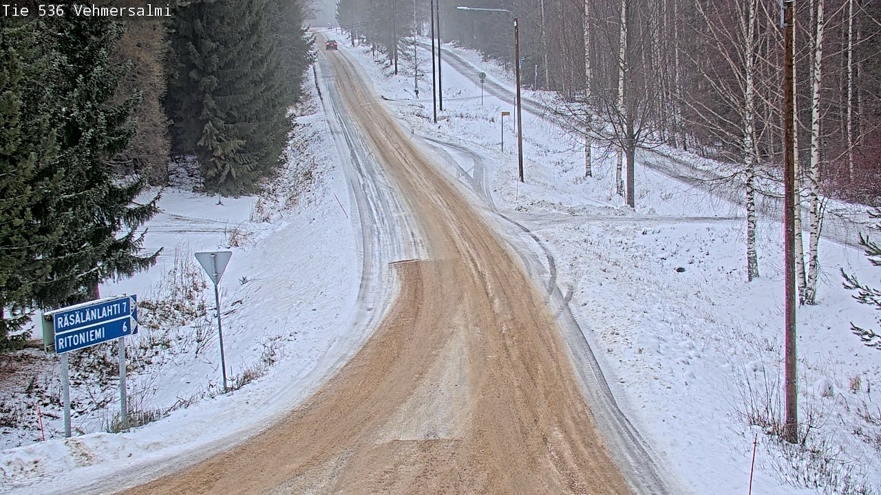 Weather Camera Image Road 536 Kuopio, Vehmersalmi, Kuopio, Pohjois-Savo