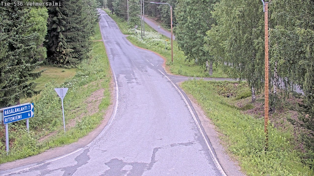 Kelikamerat Kuva Tie 536 Kuopio, Vehmersalmi, Kuopio, Pohjois-Savo