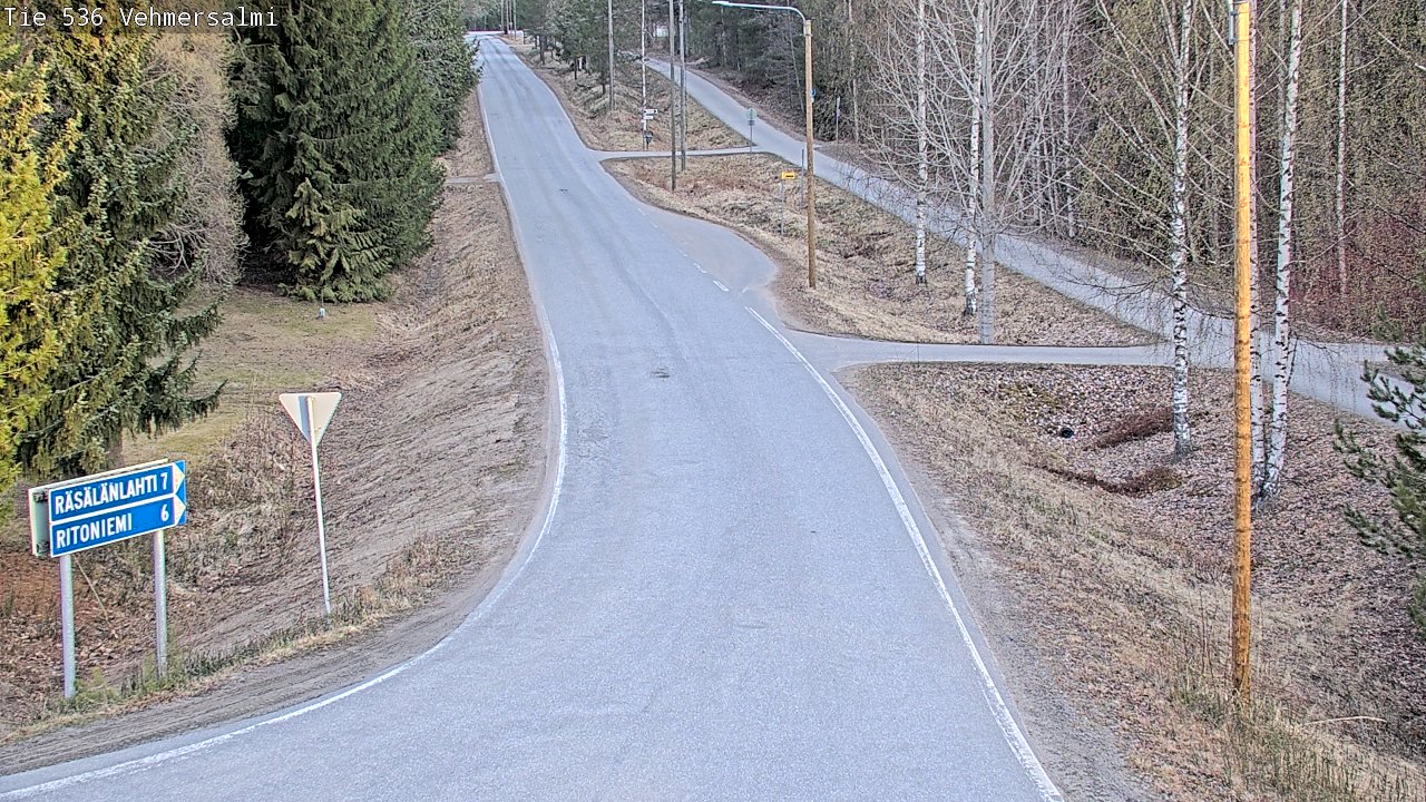 Kelikamerat Kuva Tie 536 Kuopio, Vehmersalmi, Kuopio, Pohjois-Savo