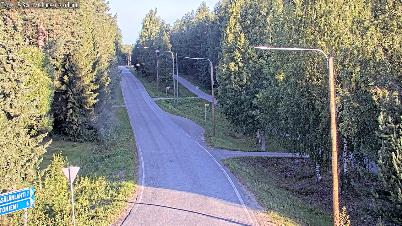 Weather Camera Image Road 536 Kuopio, Vehmersalmi, Kuopio, Pohjois-Savo