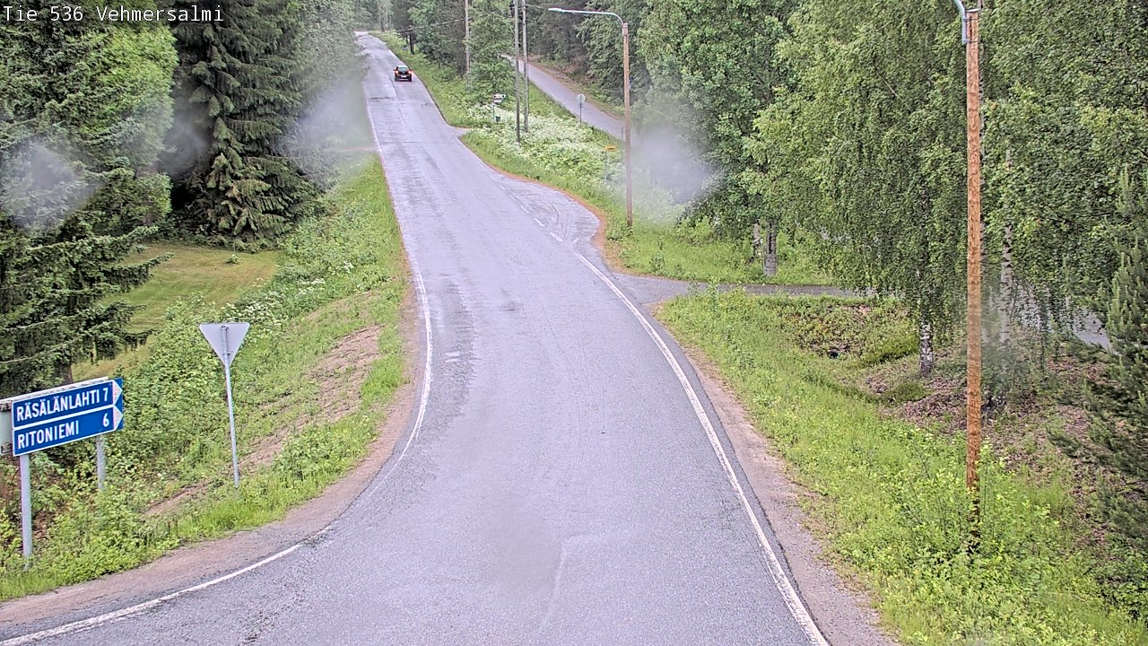 Kelikamerat Kuva Tie 536 Kuopio, Vehmersalmi, Kuopio, Pohjois-Savo