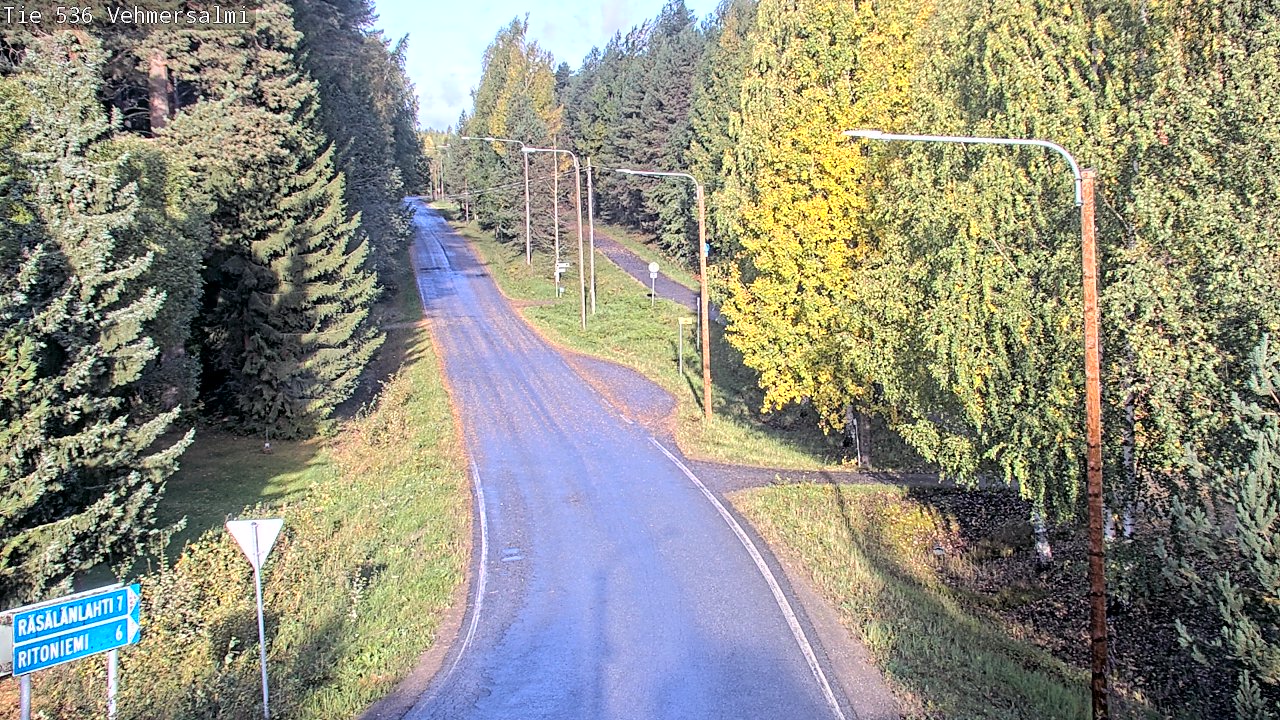 Weather Camera Image Road 536 Kuopio, Vehmersalmi, Kuopio, Pohjois-Savo