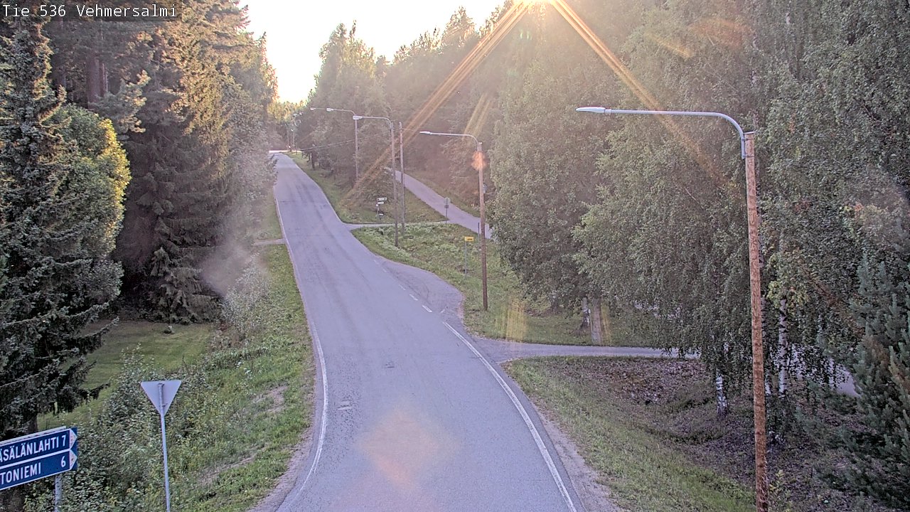 Kelikamerat Kuva Tie 536 Kuopio, Vehmersalmi, Kuopio, Pohjois-Savo