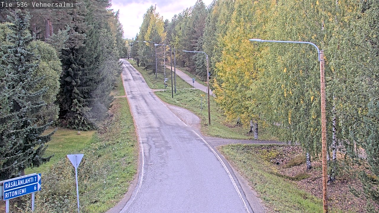Weather Camera Image Road 536 Kuopio, Vehmersalmi, Kuopio, Pohjois-Savo