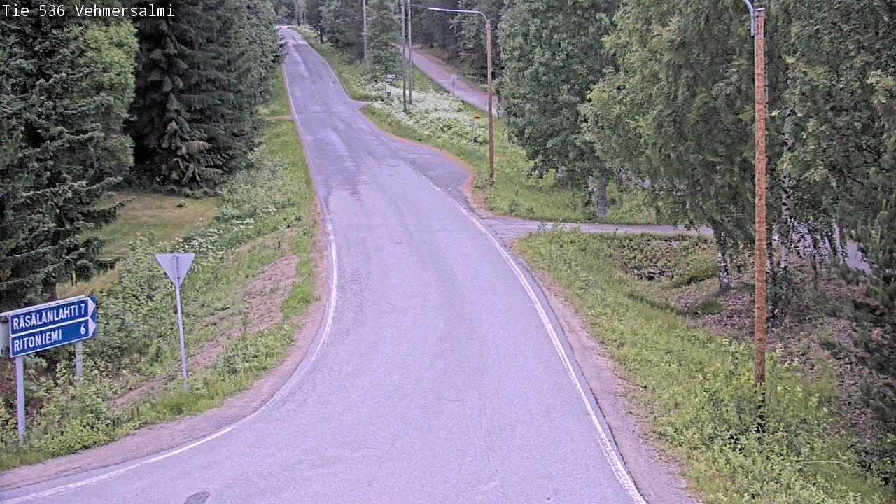 Kelikamerat Kuva Tie 536 Kuopio, Vehmersalmi, Kuopio, Pohjois-Savo