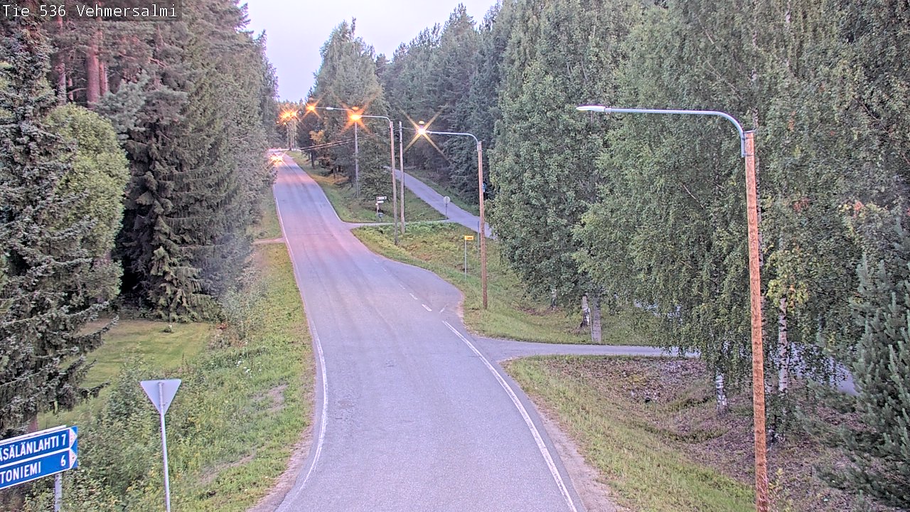 Kelikamerat Kuva Tie 536 Kuopio, Vehmersalmi, Kuopio, Pohjois-Savo