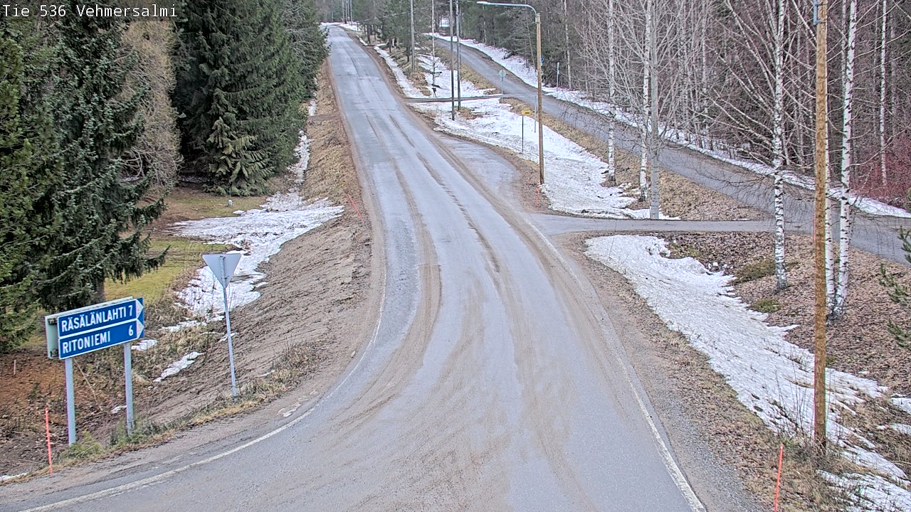 Kelikamerat Kuva Tie 536 Kuopio, Vehmersalmi, Kuopio, Pohjois-Savo