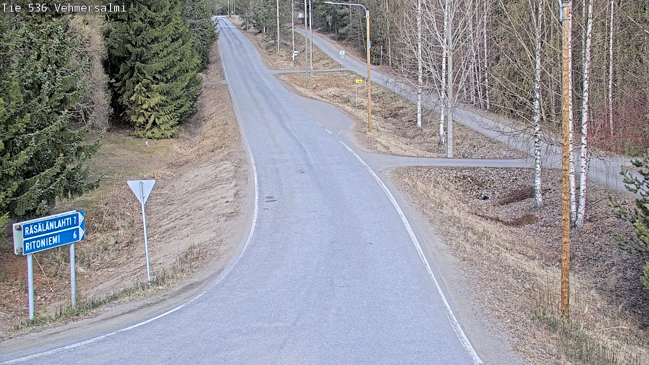 Kelikamerat Kuva Tie 536 Kuopio, Vehmersalmi, Kuopio, Pohjois-Savo