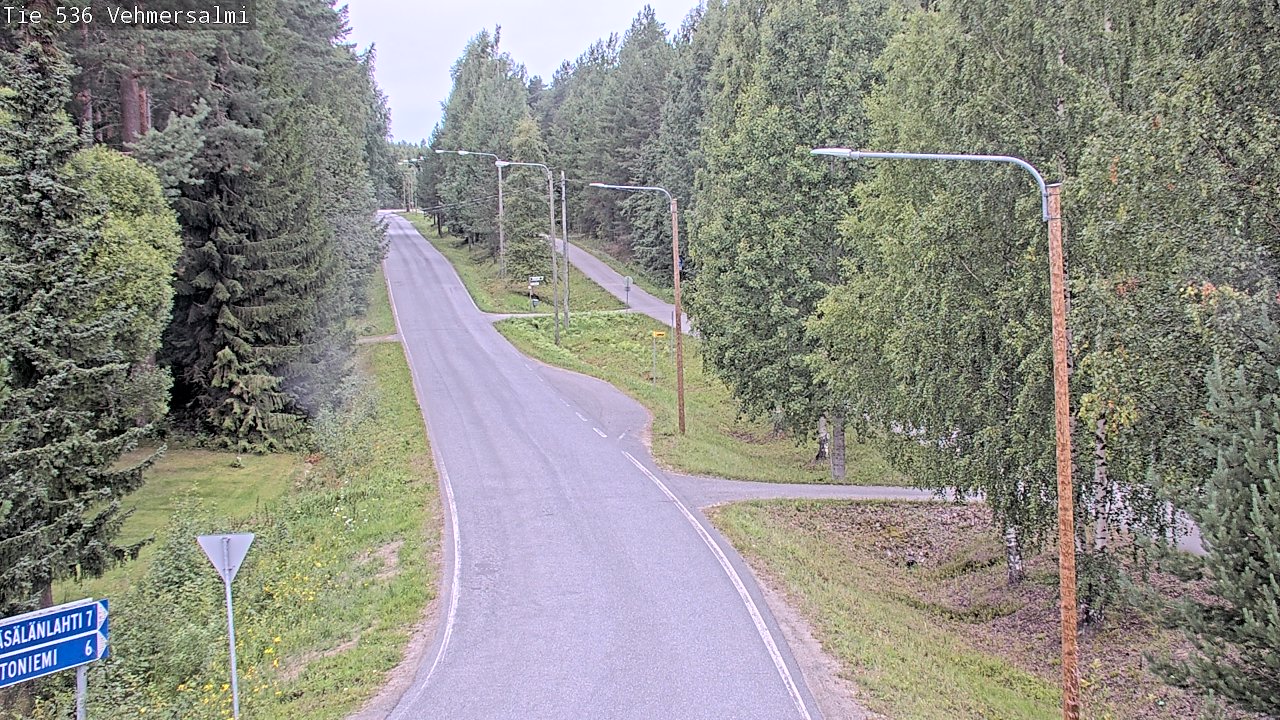 Weather Camera Image Road 536 Kuopio, Vehmersalmi, Kuopio, Pohjois-Savo