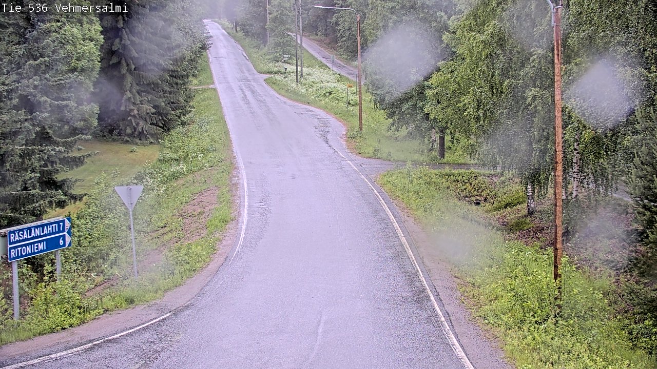 Kelikamerat Kuva Tie 536 Kuopio, Vehmersalmi, Kuopio, Pohjois-Savo