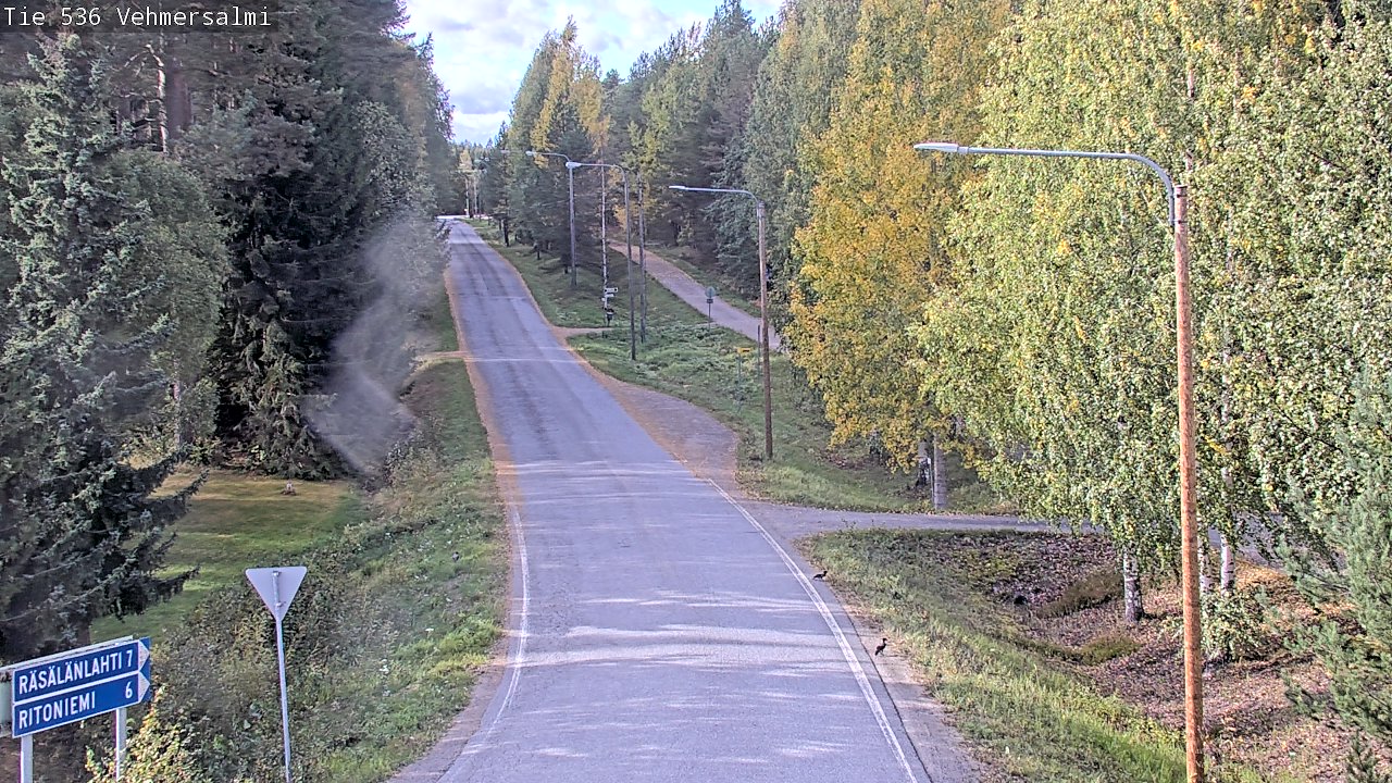 Weather Camera Image Road 536 Kuopio, Vehmersalmi, Kuopio, Pohjois-Savo