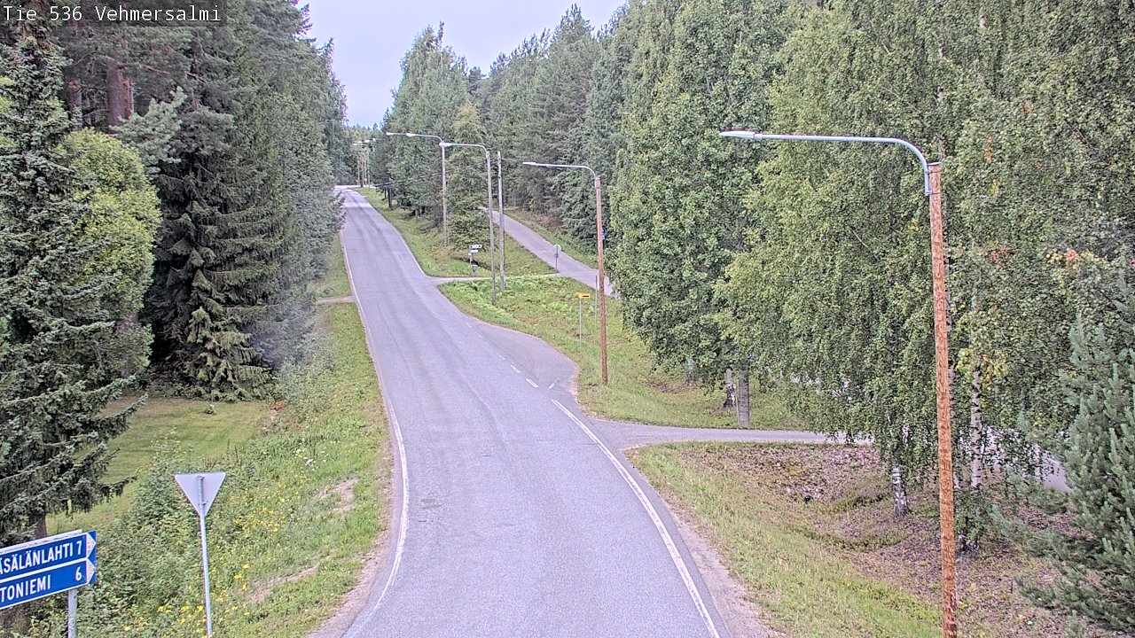 Weather Camera Image Road 536 Kuopio, Vehmersalmi, Kuopio, Pohjois-Savo