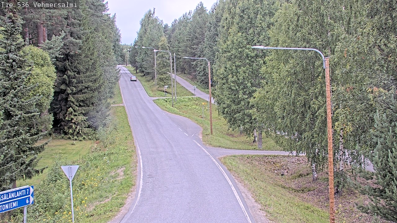 Weather Camera Image Road 536 Kuopio, Vehmersalmi, Kuopio, Pohjois-Savo