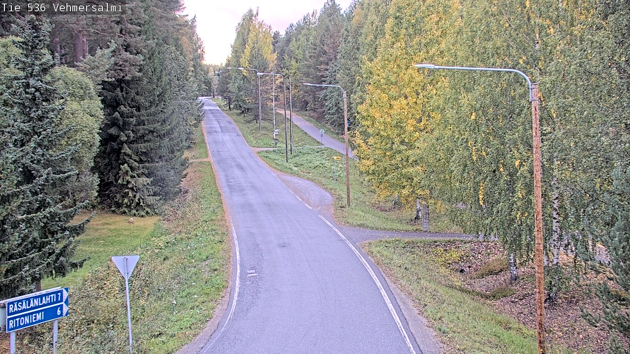 Weather Camera Image Road 536 Kuopio, Vehmersalmi, Kuopio, Pohjois-Savo