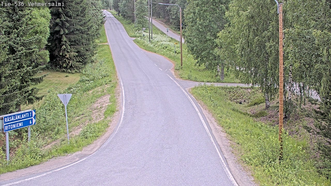 Kelikamerat Kuva Tie 536 Kuopio, Vehmersalmi, Kuopio, Pohjois-Savo