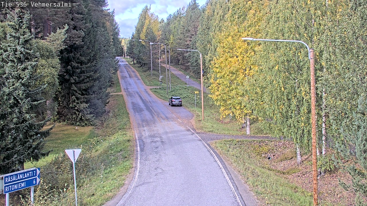 Weather Camera Image Road 536 Kuopio, Vehmersalmi, Kuopio, Pohjois-Savo