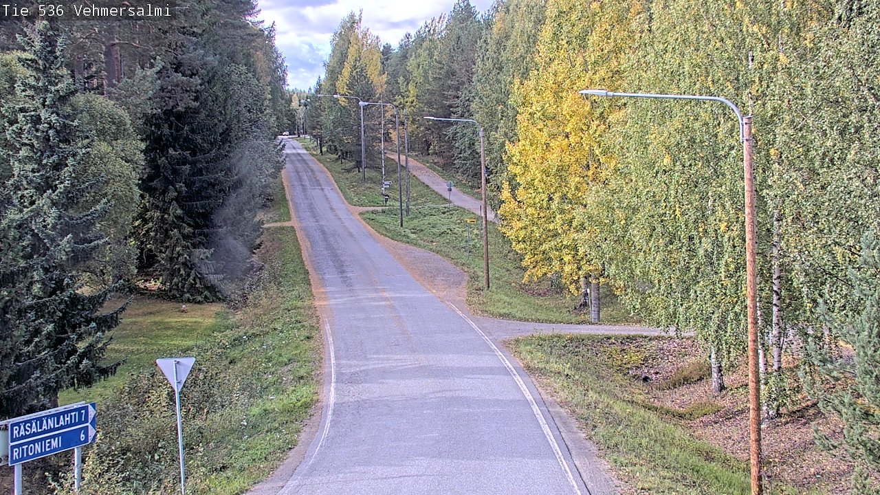 Weather Camera Image Road 536 Kuopio, Vehmersalmi, Kuopio, Pohjois-Savo