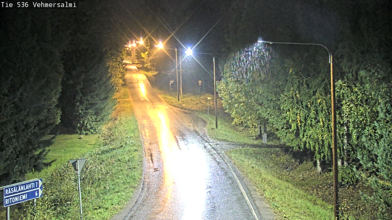 Weather Camera Image Road 536 Kuopio, Vehmersalmi, Kuopio, Pohjois-Savo