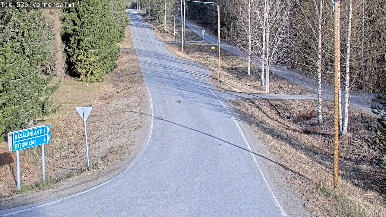 Kelikamerat Kuva Tie 536 Kuopio, Vehmersalmi, Kuopio, Pohjois-Savo