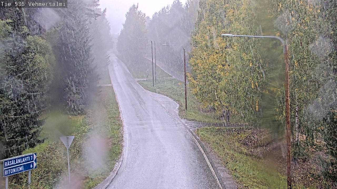 Weather Camera Image Road 536 Kuopio, Vehmersalmi, Kuopio, Pohjois-Savo