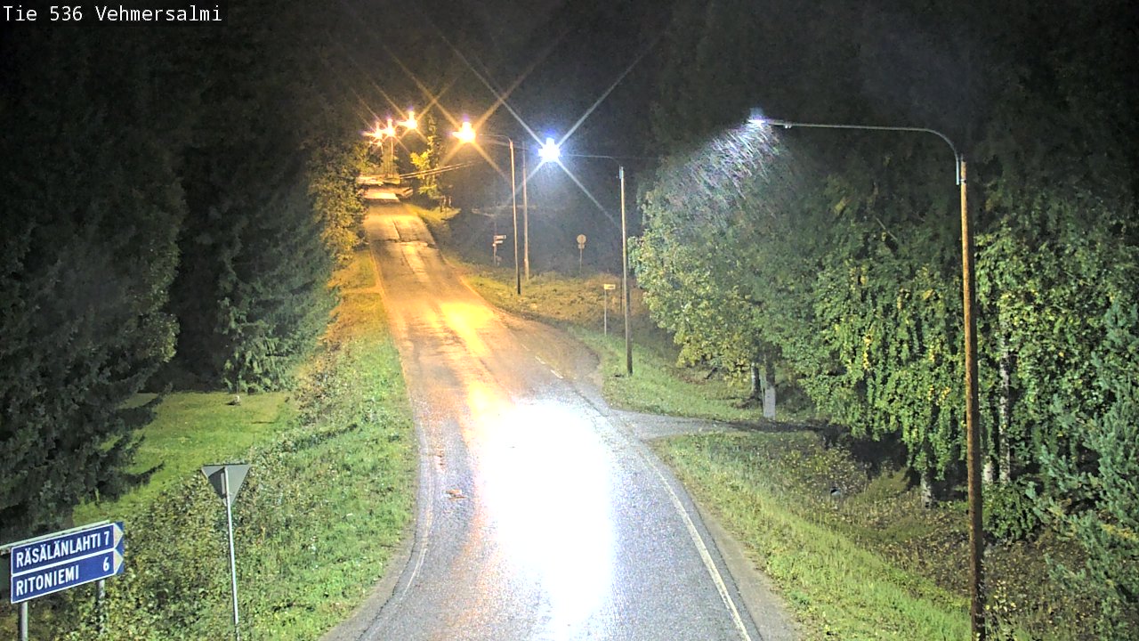 Weather Camera Image Road 536 Kuopio, Vehmersalmi, Kuopio, Pohjois-Savo