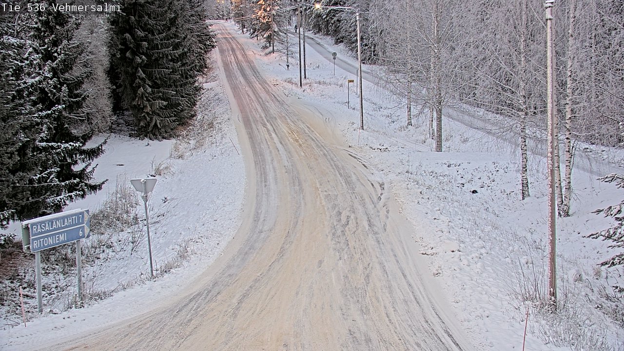Kelikamerat Kuva Tie 536 Kuopio, Vehmersalmi, Kuopio, Pohjois-Savo