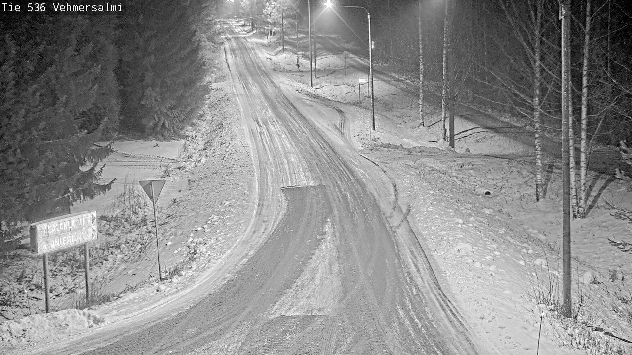 Weather Camera Image Road 536 Kuopio, Vehmersalmi, Kuopio, Pohjois-Savo