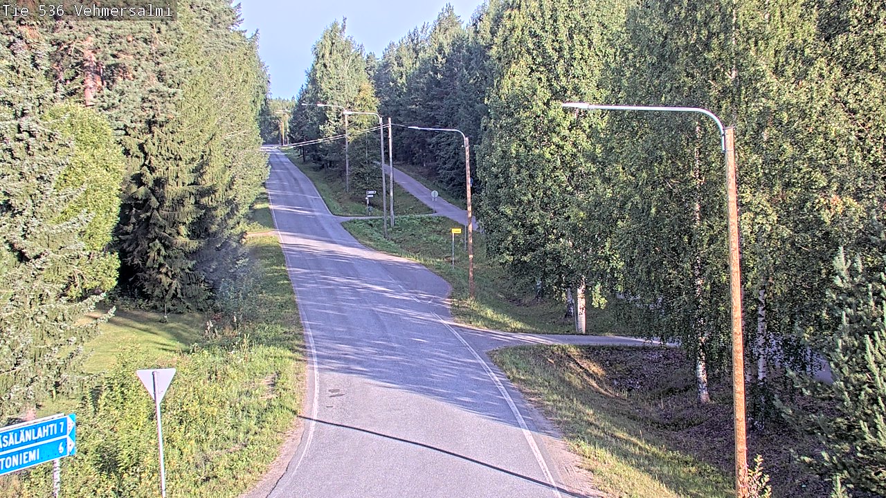 Weather Camera Image Road 536 Kuopio, Vehmersalmi, Kuopio, Pohjois-Savo