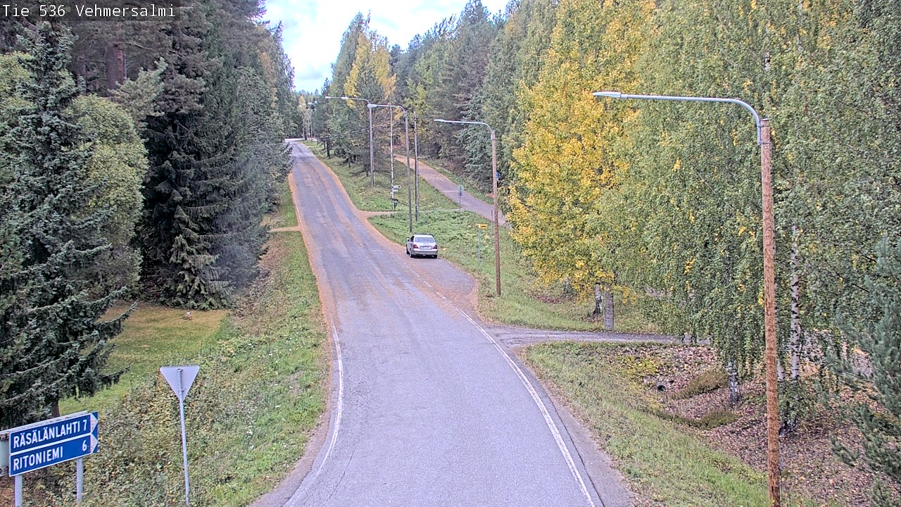 Weather Camera Image Road 536 Kuopio, Vehmersalmi, Kuopio, Pohjois-Savo