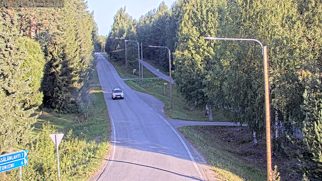 Weather Camera Image Road 536 Kuopio, Vehmersalmi, Kuopio, Pohjois-Savo