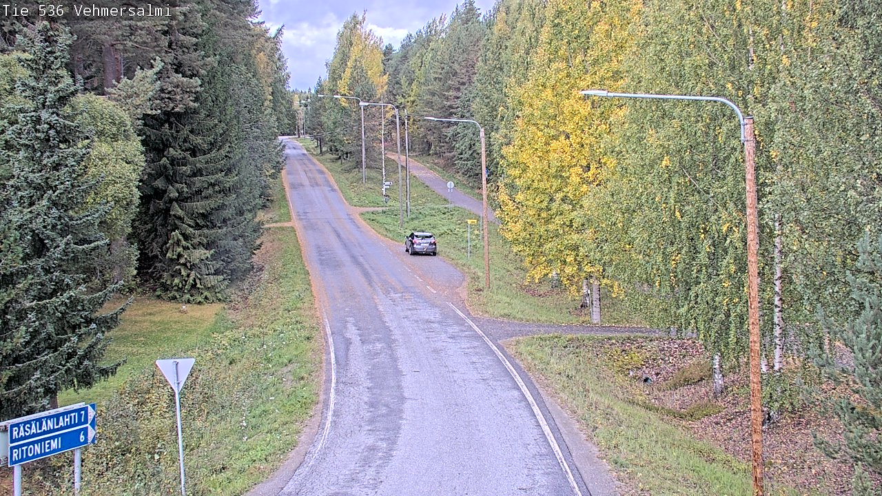 Weather Camera Image Road 536 Kuopio, Vehmersalmi, Kuopio, Pohjois-Savo