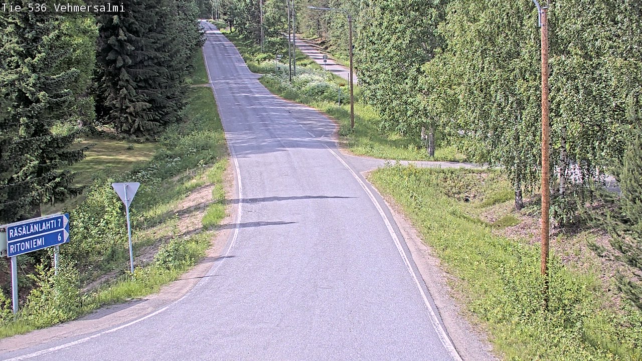Kelikamerat Kuva Tie 536 Kuopio, Vehmersalmi, Kuopio, Pohjois-Savo