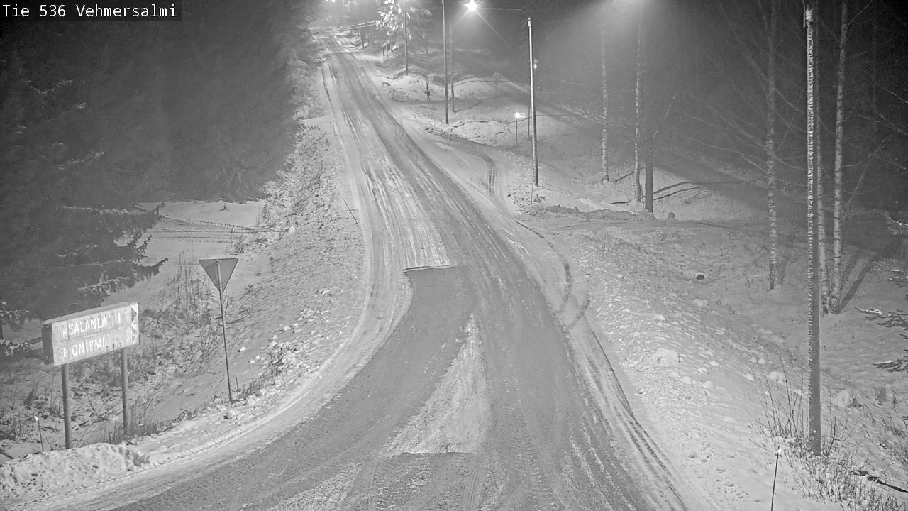 Weather Camera Image Road 536 Kuopio, Vehmersalmi, Kuopio, Pohjois-Savo