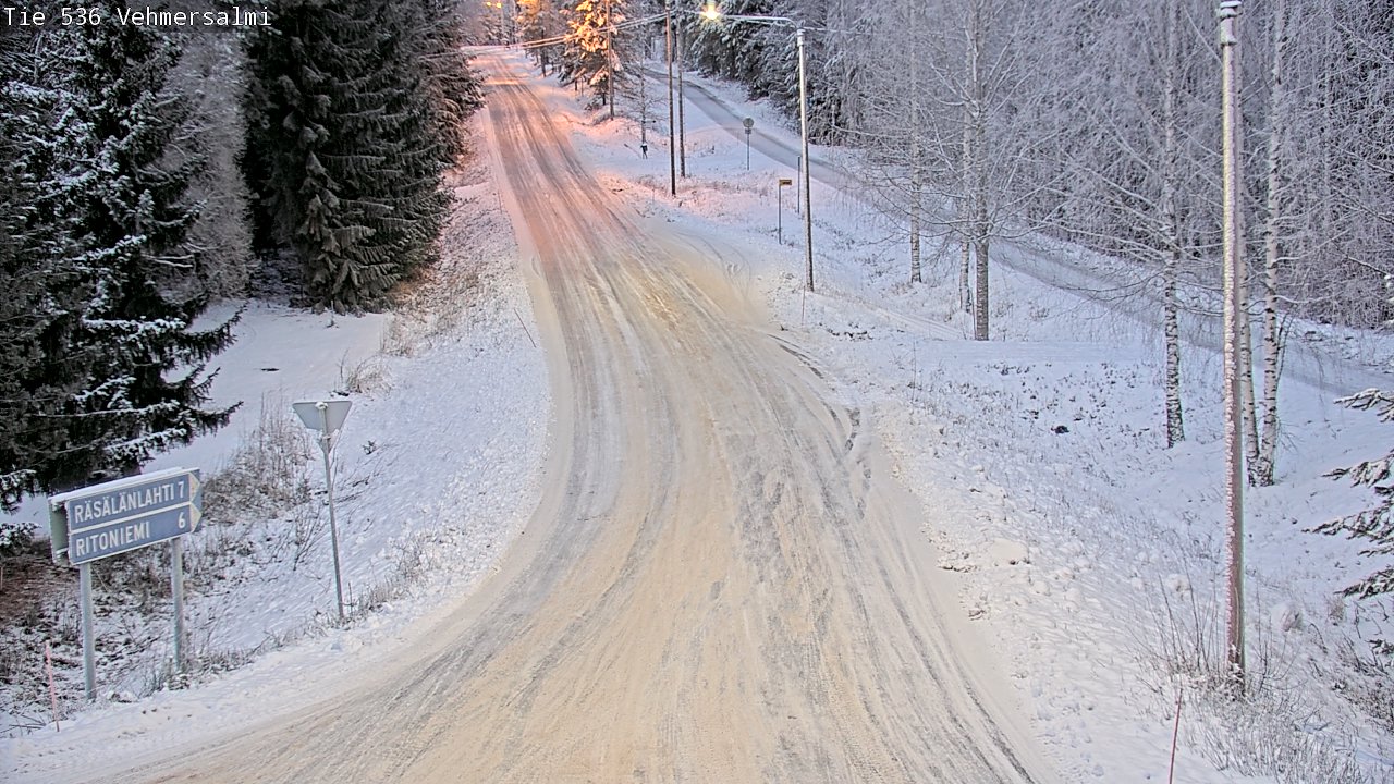 Kelikamerat Kuva Tie 536 Kuopio, Vehmersalmi, Kuopio, Pohjois-Savo