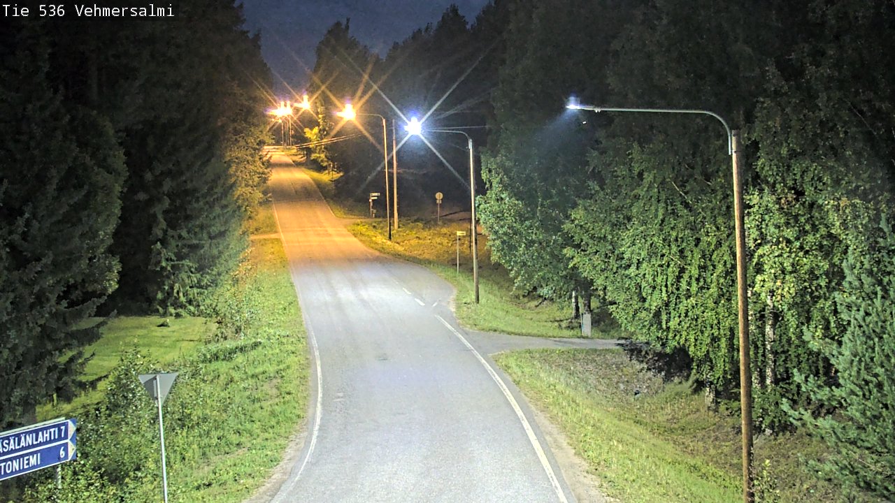 Kelikamerat Kuva Tie 536 Kuopio, Vehmersalmi, Kuopio, Pohjois-Savo