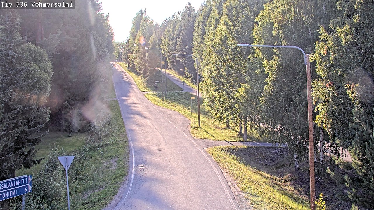 Kelikamerat Kuva Tie 536 Kuopio, Vehmersalmi, Kuopio, Pohjois-Savo